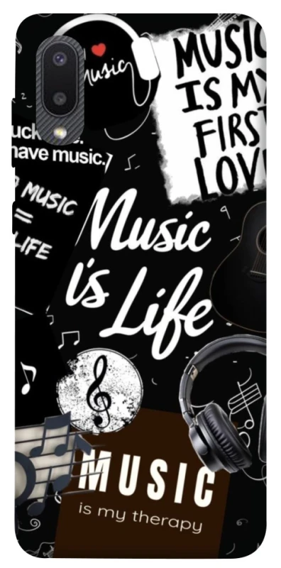 Чохол на Samsung Galaxy A02 Music is Life фото 1 з 1