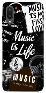 Чохол на Samsung Galaxy A02 Music is Life фото 1 з 1