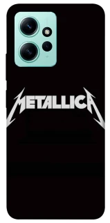 Чохол на Xiaomi Redmi Note 12 4G Metallica logo фото 1 з 1
