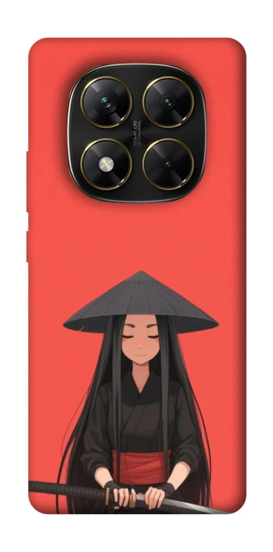 Чехол на Xiaomi Poco X7 Red samurai фото 1 из 1