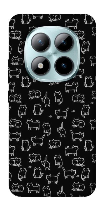 Чохол на Xiaomi Redmi Note 15 Pro+ 5G Black Cats фото 1 з 1