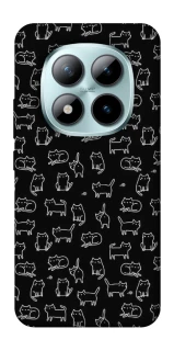 Чехол на Xiaomi Redmi Note 15 Pro+ 5G Black Cats фото 1 Чехол на Xiaomi Redmi Note 15 Pro+ 5G Black Cats фото 1 из 1