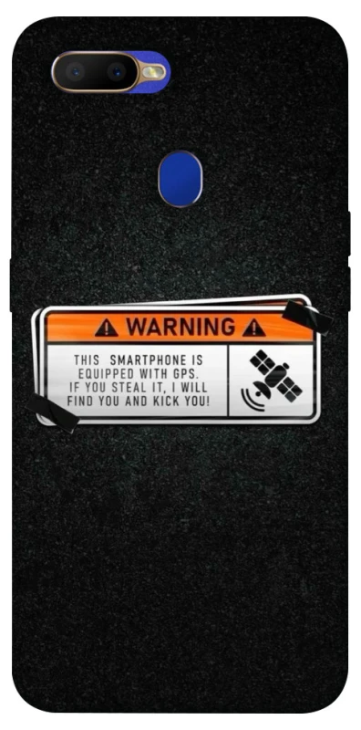 Чохол на Oppo A5s Warning фото 1 з 1