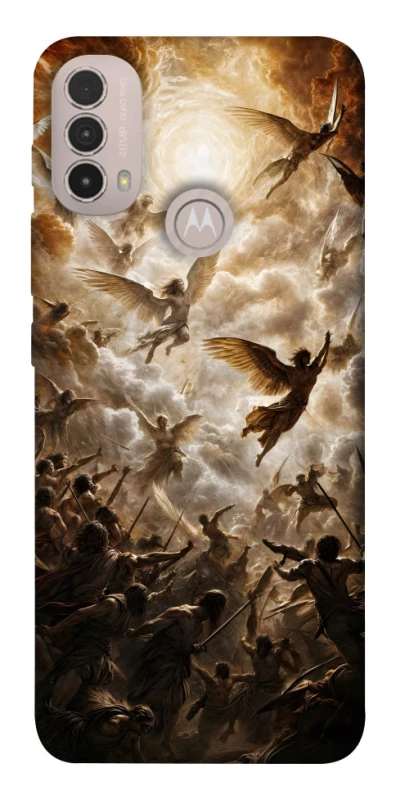 Чохол на Motorola Moto E40 angels фото 1 з 1