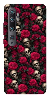 Чехол на Xiaomi Mi Note 10 / Note 10 Pro / Mi CC9 Pro Черепа и розы фото 1 из 1