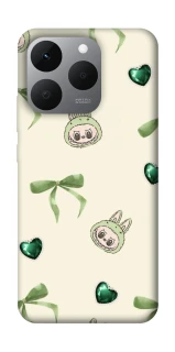 Чохол на Realme 15T Labubu Green Heart фото 1 з 1