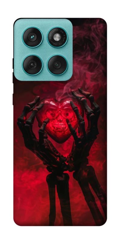 Чохол на Motorola Edge 60 Fusion Heart in the hands of a skeleton фото 1 з 1
