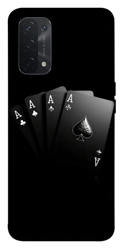 Чохол на Oppo A54 5G / A74 5G Black Cards фото 1 з 1