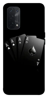 Чехол на Oppo A54 5G / A74 5G Black Cards фото 1 из 1