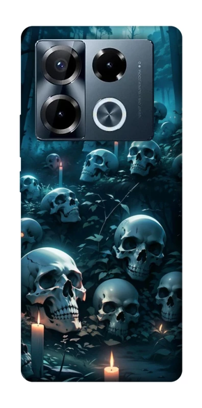 Чехол на Infinix Note 40 Pro 4G Skulls v3 фото 1 из 1