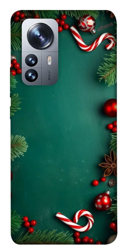 Чехол на Xiaomi 12 / 12X Новогодний v35 фото 1 из 1