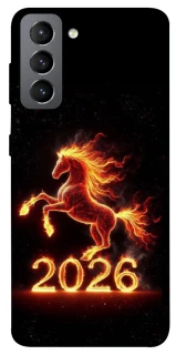 Чехол на Samsung Galaxy S21 FE Red Fire Horse ver.1 фото 1 из 1