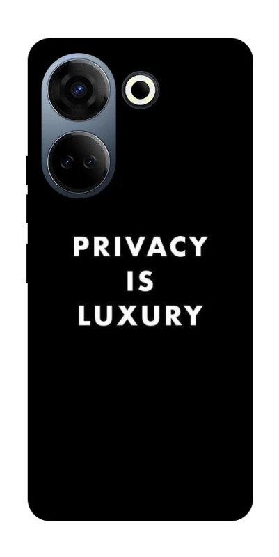 Чохол на TECNO Camon 20 Pro (CK7n) Privacy is luxury фото 1 з 1
