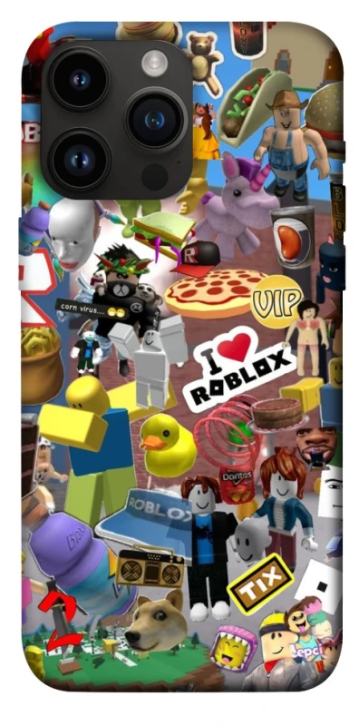 Чехол на Apple iPhone 14 Pro Max (6.7") Roblox collage ver.5 фото 1 из 1