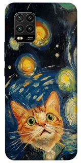Чохол на Xiaomi Mi 10 Lite paint cat фото 1 з 1