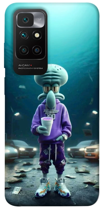 Чохол на Xiaomi Redmi 10 Сквідвард фото 1 з 1