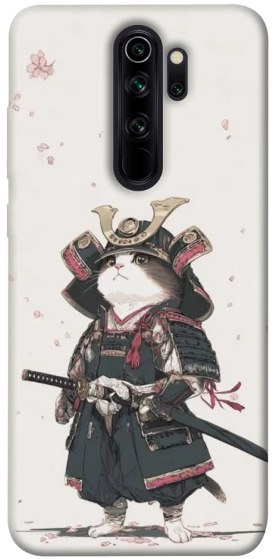 Чохол на Xiaomi Redmi Note 8 Pro Samurai Cat Warrior фото 1 з 1