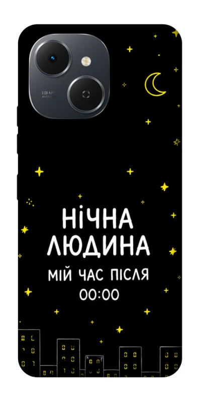 Чехол на TECNO Spark 40C Нічна людина фото 1 из 1