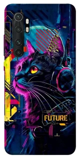 Чохол на Xiaomi Mi Note 10 Lite Cyber Cat v2 фото 1 з 1