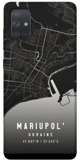 Чехол на Samsung Galaxy A71 Mariupol map фото 1 из 1