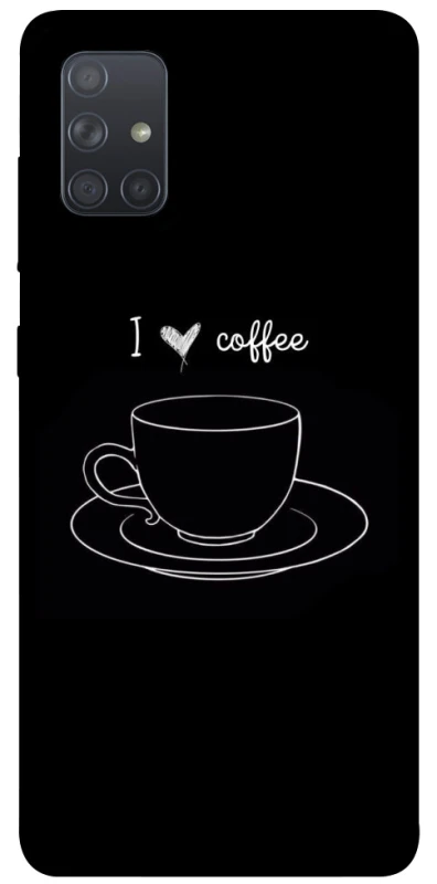 Чехол на Samsung Galaxy A71 Black coffee фото 1 из 1