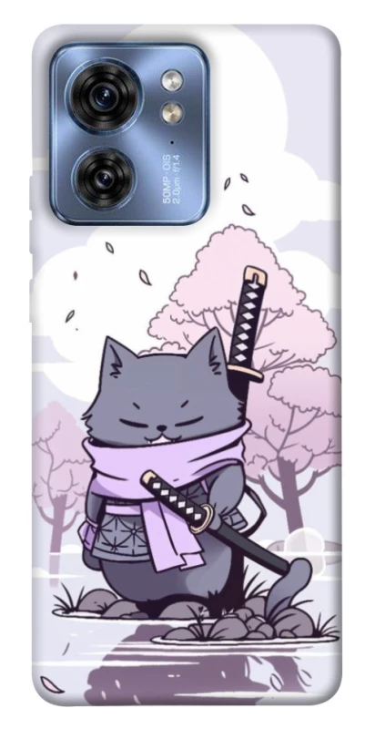 Чохол на Motorola Edge 40 Samurai cat фото 1 з 1