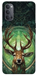 Чехол на Oppo Reno 4 Скандинавский олень фото 1 из 1
