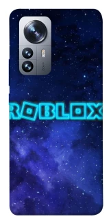 Чехол на Xiaomi 12 / 12X Roblox Space Logo Blue фото 1 из 1