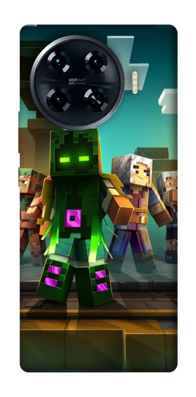 Чохол на TECNO Spark 20 Pro+ Minecraft dungeon фото 1 з 1