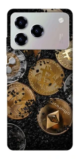 Чехол на ZTE Blade A76 Many coins v2 фото 1 из 1