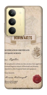 Чехол на Realme 14x The Hogwarts acceptance letter фото 1 из 1