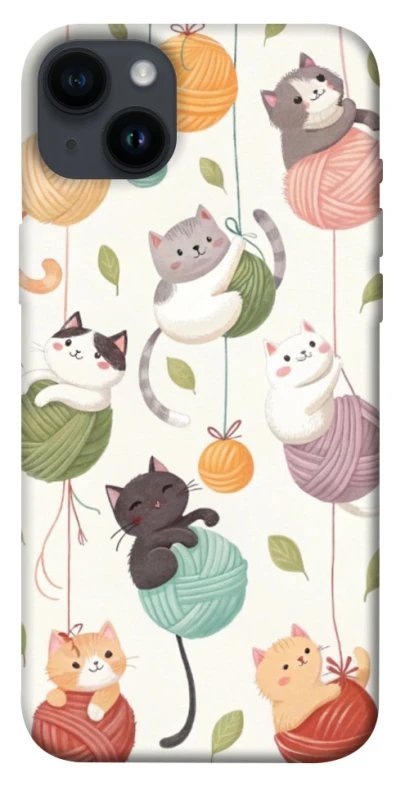 Чехол на Apple iPhone 14 Plus (6.7") Funny Kittens фото 1 из 1