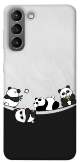 Чехол на Samsung Galaxy S21 Four pandas фото 1 из 1
