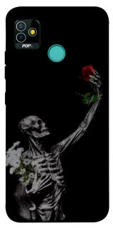 Чехол на TECNO POP 5 Skeleton vs Rose фото 1 из 1