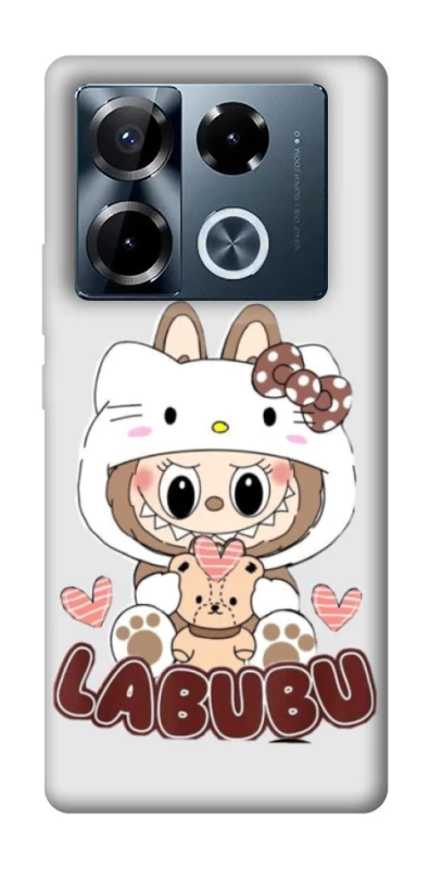 Чохол на Infinix Note 40 Pro 4G Hello Kitty Labubu фото 1 з 1