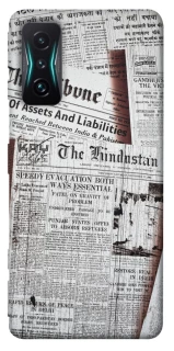 Чехол на Xiaomi Redmi K50 Gaming Газеты фото 1 из 1