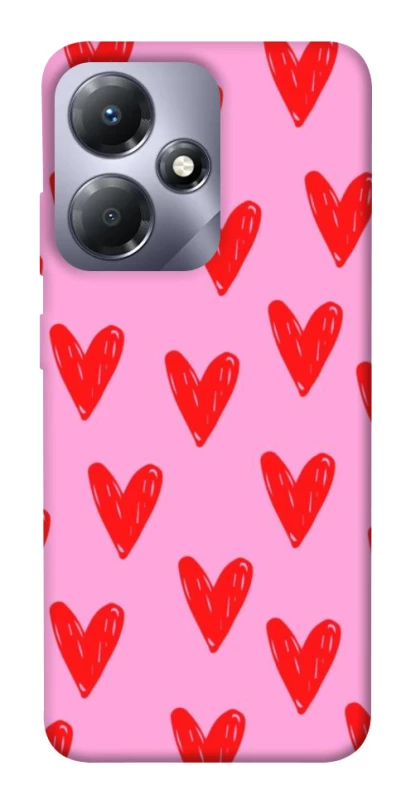 Чохол на Infinix Hot 30 Play Red hearts 2 фото 1 з 1