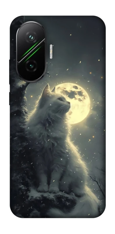 Чохол на Xiaomi Poco F7 Кіт під місяцем фото 1 з 1