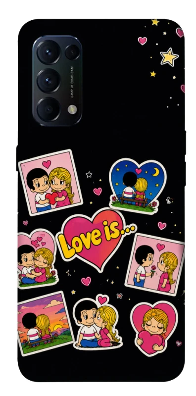 Чохол на Oppo Reno 5 4G Love is фото 1 з 1
