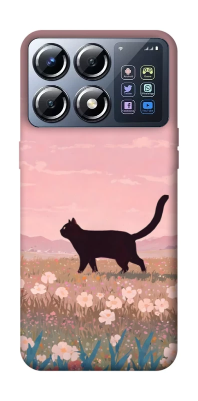 Чохол на Xiaomi POCO X8 Pro cat on a field фото 1 з 1