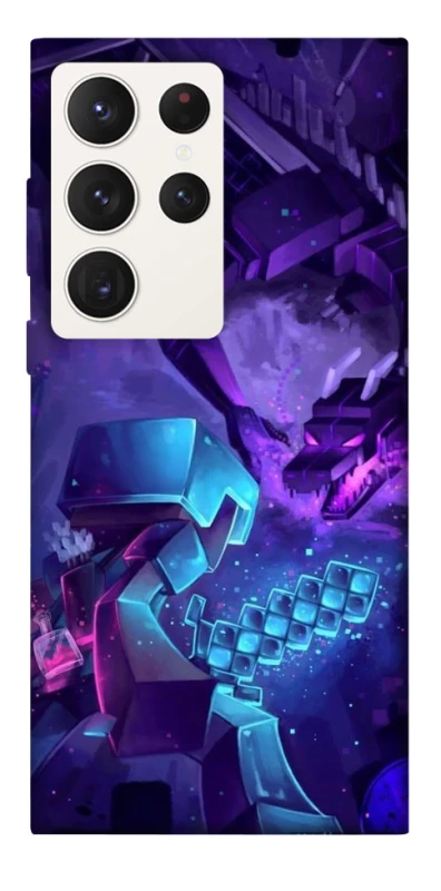 Чехол на Samsung Galaxy S23 Ultra Minecraft dragon фото 1 из 1