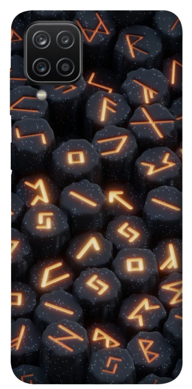 Чохол на Samsung Galaxy A12 Вогняні руни фото 1 з 1