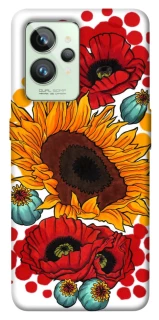 Чохол на Realme GT2 Соняшники та маки фото 1 з 1