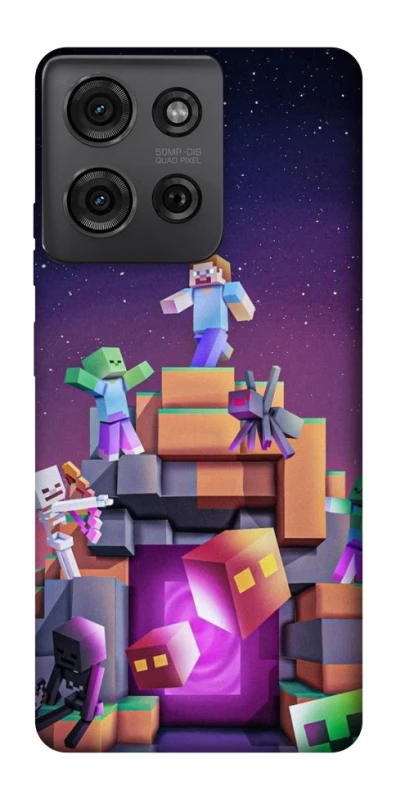 Чохол на Motorola Moto G75 Minecraft aesthetics фото 1 з 1