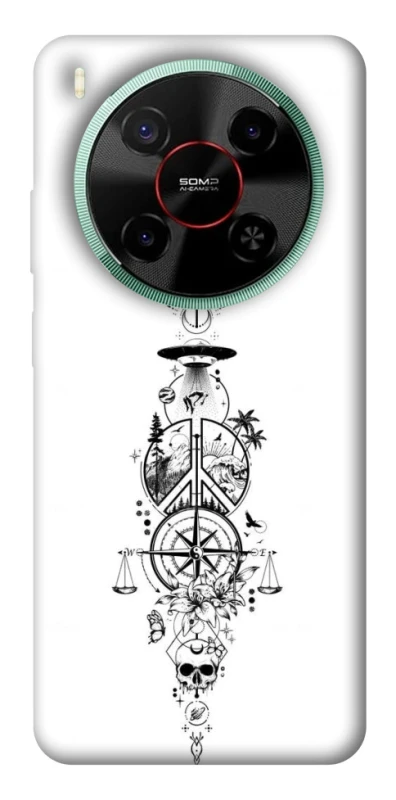 Чехол на ZTE Nubia V70 Max Tattoo ver.7 фото 1 из 1