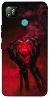 Чехол на TECNO POP 4 Heart in the hands of a skeleton фото 1 из 1