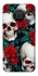 Чохол на Nokia X10 / X20 skull and rose фото 1 з 1
