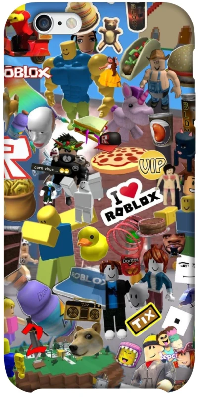 Чохол на Apple iPhone 6/6s plus (5.5") Roblox collage ver.5 фото 1 з 1