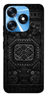 Чехол на TECNO Spark 10 Черный ковер фото 1 из 1