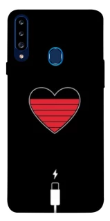 Чохол на Samsung Galaxy A20s Charge your heart фото 1 з 1